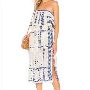 Free People wild romance embroidered dress